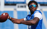 Former Kentucky wide receiver Tayvion Robinson signed a deal with the Carolina Panthers - © Matt Stone/Louisville Courier Journal / USA TODAY NETWORK
