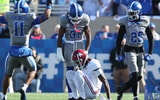 Kentucky DBs Zion Childress, Maxwell Hairston, Jordan Lovett vs Alabama