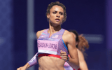 Photo of Sydney McLaughlin-Levrone by James Lang | USA TODAY Sports