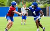 Kentucky quarterback Brock Vandagriff hands it off to running back Chip Trayanum - Mont Dawson, Kentucky Sports Radio