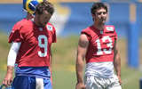 Los Angeles Rams QBs Matthew Stafford and Stetson Bennett