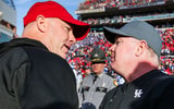 Louisville HC Jeff Brohm, Kentucky HC Mark Stoops