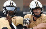 Vanderbilt QBs Nate Johnson, Diego Pavia