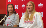 Taylor Landfair and Leyla Blackwell