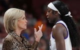 LSU HC Kim Mulkey, G Flau'jae Johnson