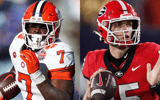 Clemson RB Phil Mafah, Georgia QB Carson Beck