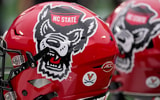 NC State football helmet