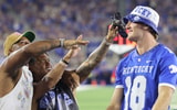 Ray Davis, Wan'Dale Robinson, and Will Levis at Kentucky Football's season opener - Dr. Michael Huang, Kentucky Sports Radio