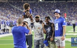 Former Kentucky players Josh Hines-Allen, Ray Davis, Wan'Dale Robinson, and Will Levis at the Cats' season-opener vs. Southern Miss - Dr. Michael Huang, Kentucky Sports Radio