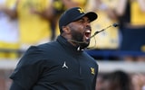 Michigan Wolverines football's Sherrone Moore suffered his first loss as U-M coach. (Photo by Lon Horwedel / TheWolverine.com)