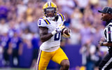 Transfer Zavion Thomas is already making a splash on offense and special teams for LSU (Photo: © Stephen Lew-Imagn Images)