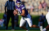 Northwestern quarterback Jack Lausch by Jamie Sabau-Imagn Images