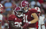 Alabama RB Jam Miller and TE CJ Dippre