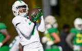 Oregon WR Evan Stewart