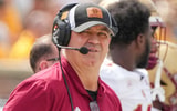 (Michigan State) Boston College Eagles head coach Bill O'Brien watches the replay board against the Missouri Tigers during the first half at Faurot Field at Memorial Stadium. - Danny Medley, USA TODAY Sports