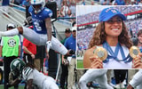 Dane Key channeled Sydney McLaughlin-Levrone when he hurdled an Ohio player in the Wildcats' win on Saturday - Dr. Michael Huang, Kentucky Sports Radio