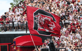 A South Carolina Gamecocks flag is flown at a football game in Columbia (Photo: Katie Dugan | GamecockCentral.com)