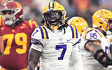 Brian Kelly opened up on the ACL injury to LSU LB Harold Perkins