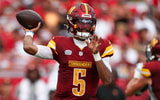 jayden-daniels-injury-update-cbs-broadcast-updates-as-washington-qb-returns-to-sidelines-in-street-clothes