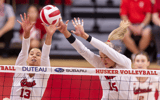 Nebraska Volleyball Andi Jackson and Merritt Beason