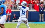Kentucky wide receiver Fred Farrier celebrates a play vs. Ole Miss - Mont Dawson, Kentucky Sports Radio