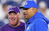 Kansas State HC Chris Klieman, BYU HC Kalani Sitake