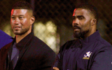Marcus Freeman and Al Washington