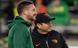 Dan Lanning and Jonathan Smith by Ben Lonergan/The Register-Guard / USA TODAY NETWORK