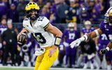 Jack Tuttle is likely the Michigan quarterback as long as he remains healthy.© Joe Nicholson-Imagn Images