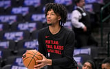 Portland Trail Blazers guard Shaedon Sharpe - Jerome Miron, Imagn Images