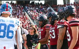 South Carolina football captains line up before the Ole Miss game (Photo: Katie Dugan | GamecockCentral.com)