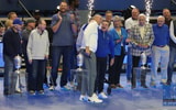 Mark Pope embraces Rick Pitino at his first Big Blue Madness as Kentucky's coach - Dr. Michael Huang, Kentucky Sports Radio
