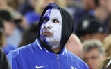 A sad Kentucky fan in facepaint at Kroger Field,, via Dr. Michael Huang, KSR