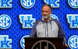 Kentucky WBB head coach Kenny Brooks at SEC Media Days - Gary Cosby Jr., Tuscaloosa New