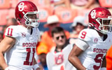Oklahoma QBs Jackson Arnold and Michael Hawkins Jr.