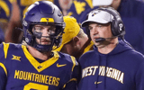West Virginia QB Garrett Greene. HC Neal Brown
