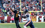 Former LSU QB Jayden Daniels stole headlines with his Hail Mary (Photo: USA Today/Geoff Burke-Imagn Images)