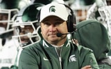 Michigan State Spartans head coach Jonathan Smith on the sideline in the second half against the Michigan Wolverines at Michigan Stadium. - Rick Osentoski, USA TODAY Sports