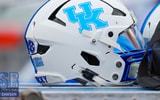 White Kentucky football helmet - Mont Dawson, Kentucky Sports Radio