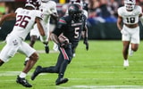 South Carolina running back Rocket Sanders (Photo by Katie Dugan/Gamecock Central)