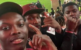 Four-star South Carolina WR commitment pictured with fellow pledges AJ Holloway and Taeshawn Alston (Photo: Lex Cyrus | X)