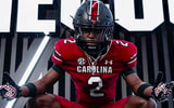 South Carolina football WR commit Jordon Gidron on his official visit (Photo courtesy of Jordon Gidron | @JordonGidron on Twitter/X).