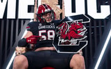 OL Jimmy Bryson pictured during his visit to South Carolina (Photo: Jimmy Bryson | X)
