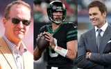 Peyton Manning, Aaron Rodgers and Tom Brady