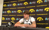 Owen Freeman was one of five Hawkeyes to score in double figures on Thursday. (Photo by Kyle Huesmann)
