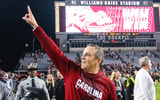 South Carolina head coach Shane Beamer after a win this season  (Katie Dugan/GamecockCentral)