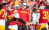 USC head coach Lincoln Riley on the sideline during a game between the Trojans and Nebraska Cornhuskers