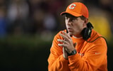 Clemson head coach Dabo Swinney coaching against South Carolina (Photo: CJ Driggers | GamecockCentral.com)