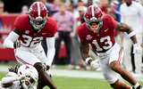Alabama DBs Deontae Lawson and Malachi Moore
