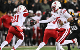 Nebraska Football Emmett Johnson and Dylan Raiola